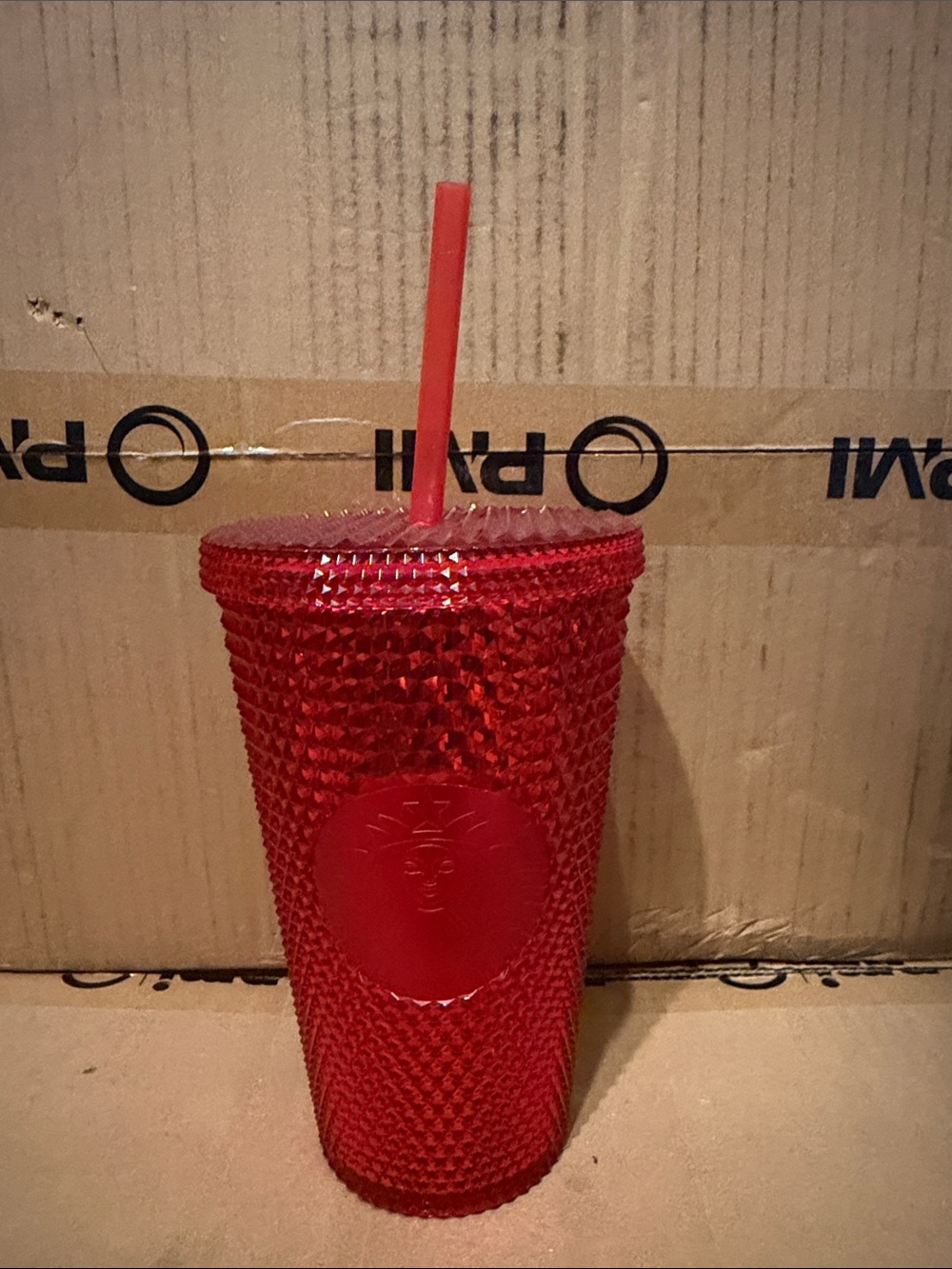 Starbucks Red Studded Reusable Tumbler with Straw